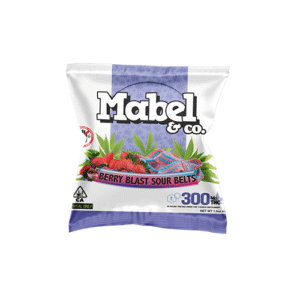 MABEL & CO – BERRY BLAST SOUR BELTS 300MG