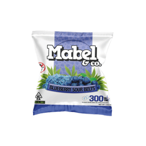 MABEL & CO – BLUEBERRY SOUR BELTS 300MG