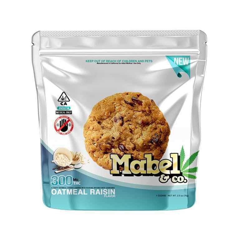 MABEL & CO COOKIES – OATMEAL RAISIN 300MG